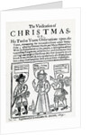 The Vindication of Christmas, 1653 by English School