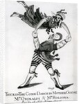 Trick in the Comic Dance in Mother Goose - Mr Grimaldi & Mr Bologna, print made by O'Keeffe, c.1805 by (after) English School
