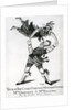 Trick in the Comic Dance in Mother Goose - Mr Grimaldi & Mr Bologna, print made by O'Keeffe, c.1805 by (after) English School