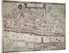 Map of 'the Cittie of London', 1633 by Augustus Ryther