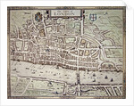 Map of 'the Cittie of London', 1633 by Augustus Ryther