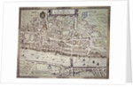 Map of 'the Cittie of London', 1633 by Augustus Ryther
