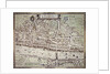 Map of 'the Cittie of London', 1633 by Augustus Ryther