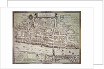 Map of 'the Cittie of London', 1633 by Augustus Ryther