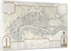 Plan of the Towns of London and Westminster, 1727 by Guillaume Danet