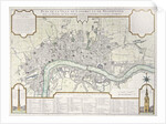 Plan of the Towns of London and Westminster, 1727 by Guillaume Danet