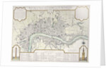 Plan of the Towns of London and Westminster, 1727 by Guillaume Danet