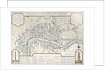 Plan of the Towns of London and Westminster, 1727 by Guillaume Danet