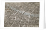 Plan of London looking towards Southwark by English School