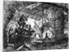 Plate from the 'Carceri d'invenzione' series, 1761 by Giovanni Battista Piranesi