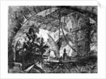 Plate from the 'Carceri d'invenzione' series, 1761 by Giovanni Battista Piranesi