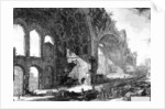 View of the Basilica of Maxentius and Constantine by Giovanni Battista Piranesi