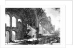 View of the Basilica of Maxentius and Constantine by Giovanni Battista Piranesi