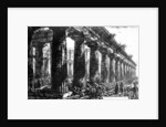 The Temple of Neptune at Paestum, etched by Francesco Piranesi, 1778 by Giovanni Battista Piranesi