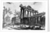 View of the Temple of Concord with the Arch of Septimius Severus and the Church of Santa Martina by Giovanni Battista Piranesi