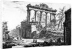 View of the Temple of Concord by Giovanni Battista Piranesi