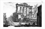 View of the Temple of Concord by Giovanni Battista Piranesi