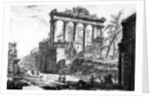 View of the Temple of Concord by Giovanni Battista Piranesi