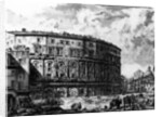 View of the Theatre of Marcellus by Giovanni Battista Piranesi