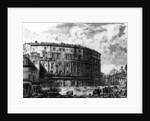 View of the Theatre of Marcellus by Giovanni Battista Piranesi