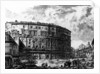 View of the Theatre of Marcellus by Giovanni Battista Piranesi