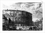 View of the Theatre of Marcellus by Giovanni Battista Piranesi