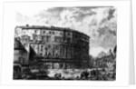 View of the Theatre of Marcellus by Giovanni Battista Piranesi