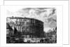 View of the Theatre of Marcellus by Giovanni Battista Piranesi