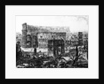 View of the Arch of Constantine and the Colosseum by Giovanni Battista Piranesi