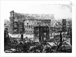 View of the Arch of Constantine and the Colosseum by Giovanni Battista Piranesi