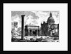 View of the Arch of Septimius Severus and the Church of Santi Luca e Martina by Giovanni Battista Piranesi