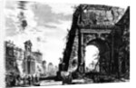 View of the Arch of Titus by Giovanni Battista Piranesi
