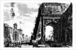 View of the Arch of Titus by Giovanni Battista Piranesi