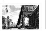 View of the Arch of Titus by Giovanni Battista Piranesi
