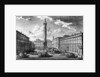 View of Piazza Colonna, Rome, 1752 by Giuseppe Vasi