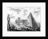 View of the Pyramid of Caius Cestius by Giovanni Battista Piranesi