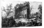 View of the Baths of Trajan by Giovanni Battista Piranesi