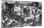 View of the Baths of Trajan by Giovanni Battista Piranesi