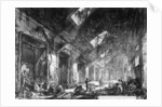 View of the Heliocaminus at Hadrian's Villa, Tivoli by Giovanni Battista Piranesi