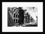 View of the Frigidarium at the Baths of Diocletian by Giovanni Battista Piranesi
