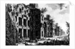View of the Frigidarium at the Baths of Diocletian by Giovanni Battista Piranesi