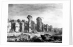 View of the Remains of Caracalla's Baths, taken from the Jesuit's Garden, Rome, c.1778 by Richard Cooper
