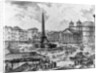 View of the Piazza della Rotonda by Giovanni Battista Piranesi
