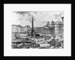 View of the Piazza della Rotonda by Giovanni Battista Piranesi