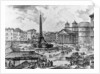 View of the Piazza della Rotonda by Giovanni Battista Piranesi