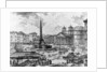 View of the Piazza della Rotonda by Giovanni Battista Piranesi