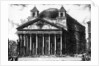 View of the Pantheon by Giovanni Battista Piranesi