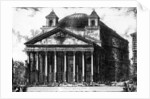 View of the Pantheon by Giovanni Battista Piranesi
