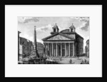 View of the Pantheon, Rome, c.1810 by Giuseppe Acquaroni