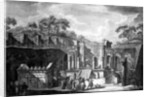View of the Temple of Isis, Pompeii, engraved by Francesco Piranesi, 1788 by Louis Jean (after) Desprez